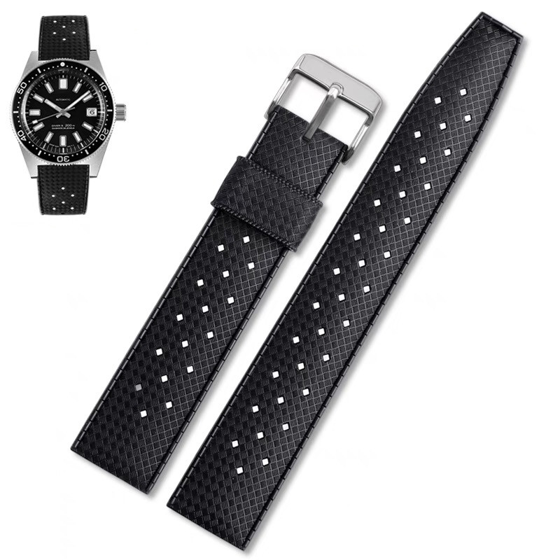 20 مللي متر 22 مللي متر شريط م - مراجعة Rubber Strap Diver وسعره