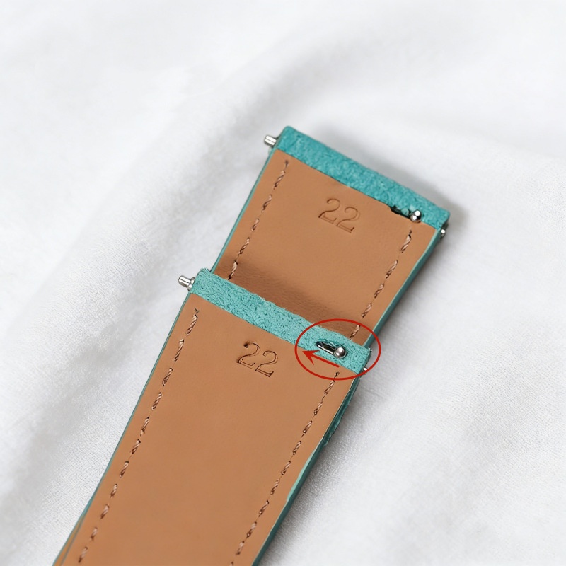 حزام ساعة من الجلد المدبوغ سري - مراجعة Suede Strap Watch وسعره