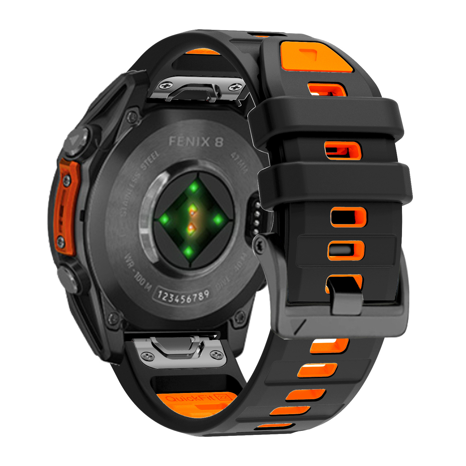 حزام ساعة سيليكون QuickFit مقا - مراجعة Silicone Watch Band 22Mm وسعره