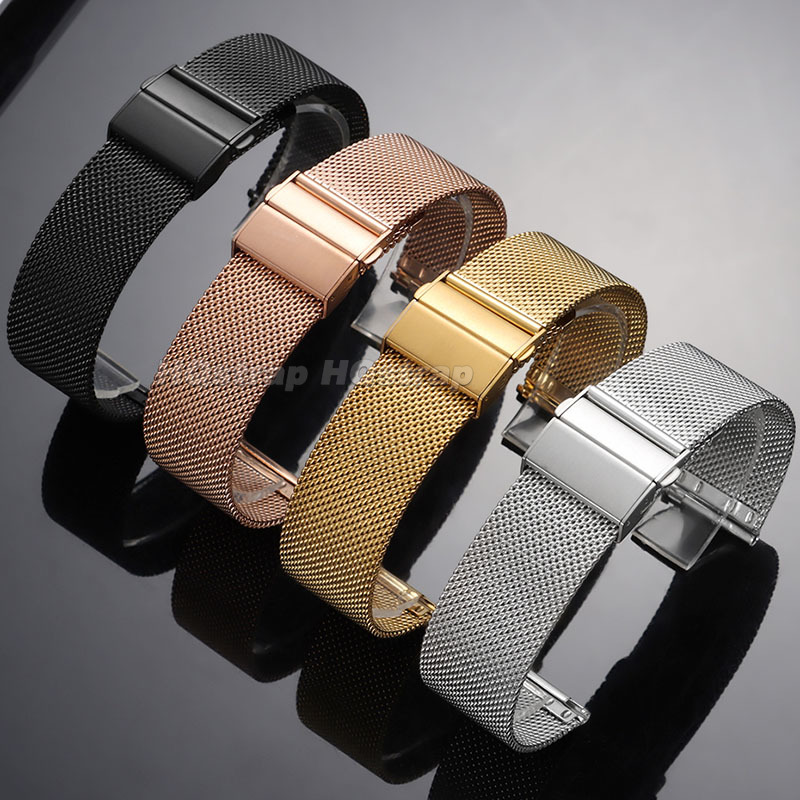 حزام ساعة شبكي ميلانيزي 16/18/ - مراجعة Mesh Strap Metal وسعره