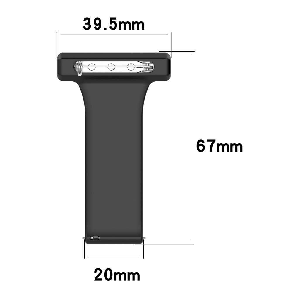 دبوس بروش حزام ساعة 20 مللي مت - مراجعة Silicone Watch Band 22Mm وسعره