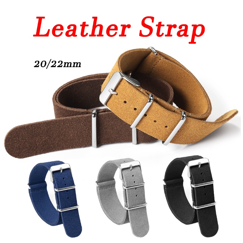 20 مللي متر 22 مللي متر العالم - مراجعة Suede Strap Watch وسعره