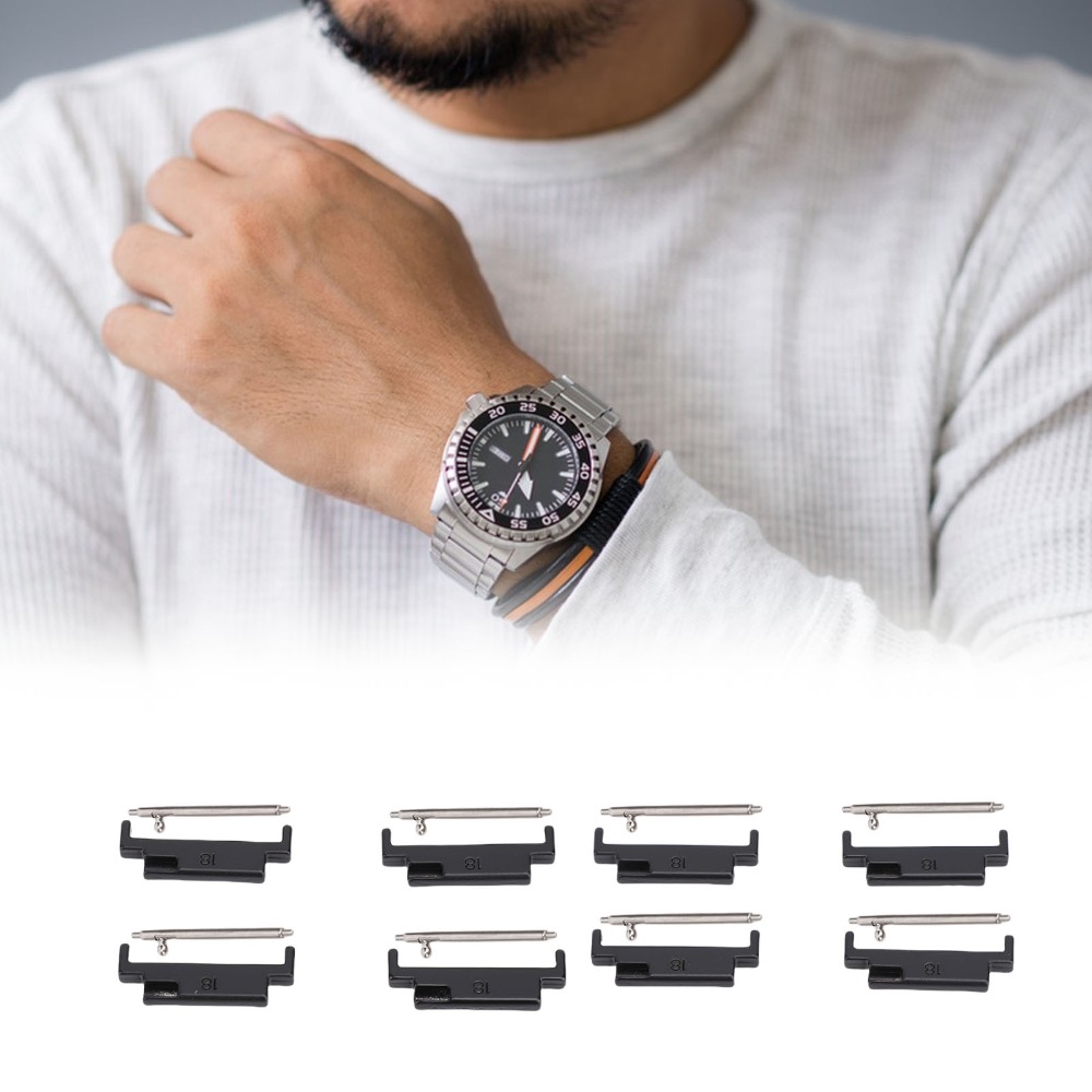 4 أزواج من محولات أحزمة الساعا - مراجعة Strap Change Adapter وسعره