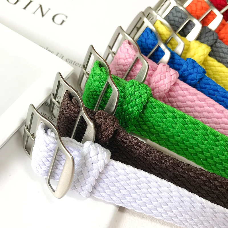 النايلون حزام ساعة اليد المنسو - مراجعة Perlon Strap Woven وسعره