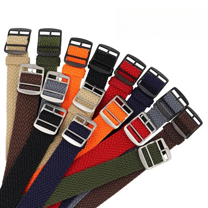 النايلون حزام ساعة اليد المنسو - مراجعة Perlon Strap Woven وسعره