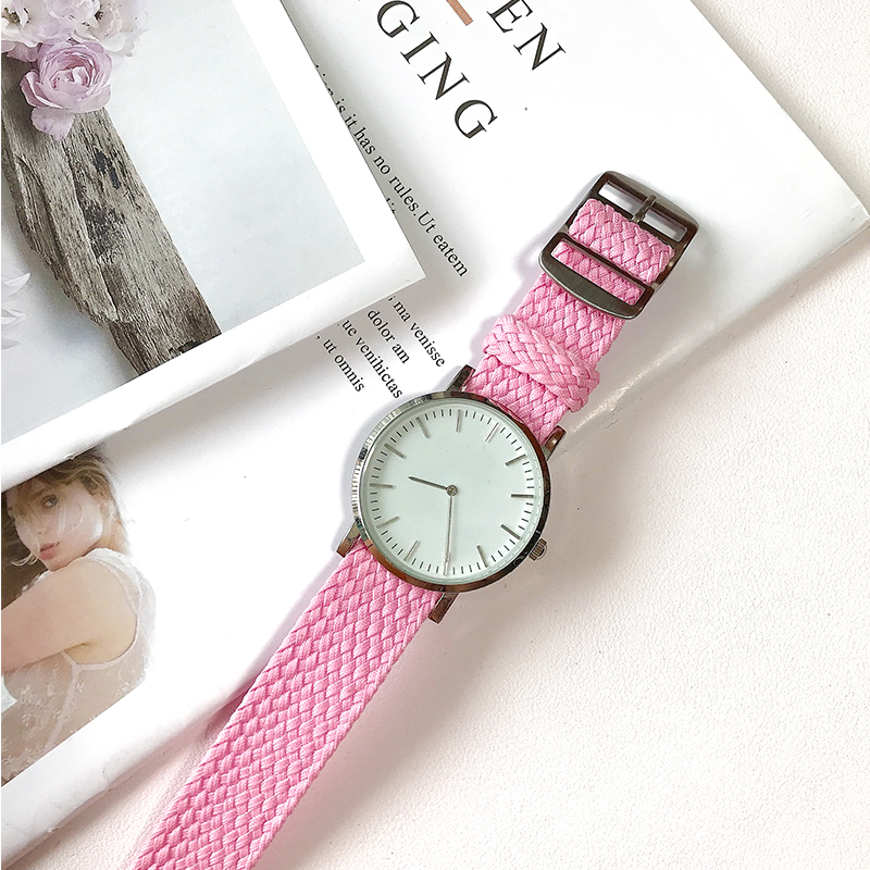 النايلون حزام ساعة اليد المنسو - مراجعة Perlon Strap Woven وسعره