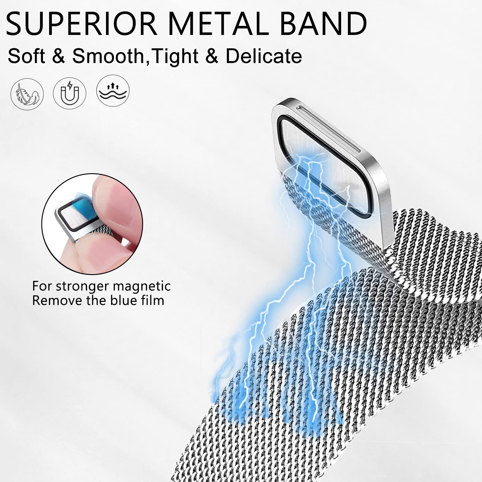 حلقة ميلانو لـ fitbit Charge 6 - مراجعة Milanese Loop Magnetic وسعره