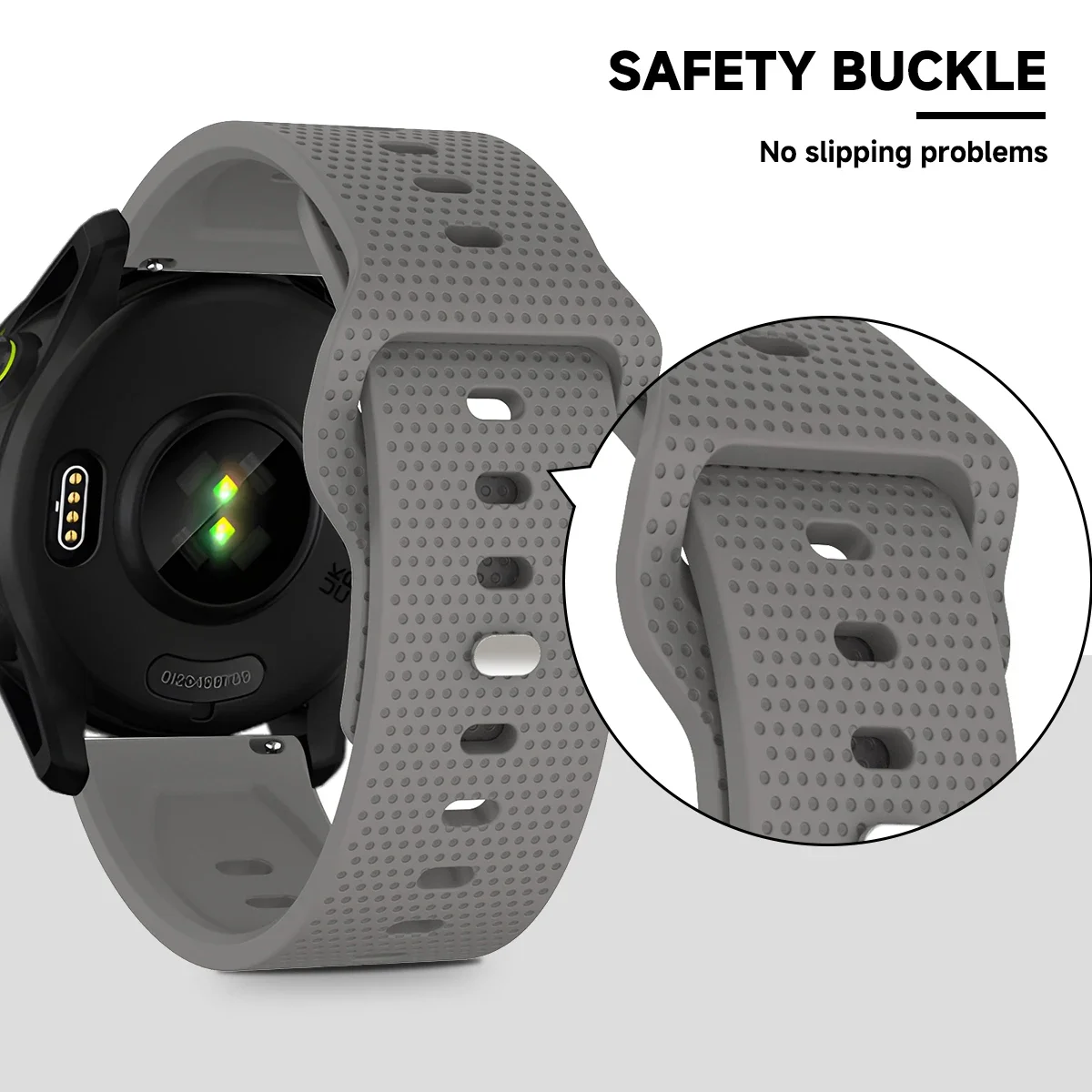 حزام ساعة من السيليكون لسامسون - مراجعة Silicone Watch Band 22Mm وسعره