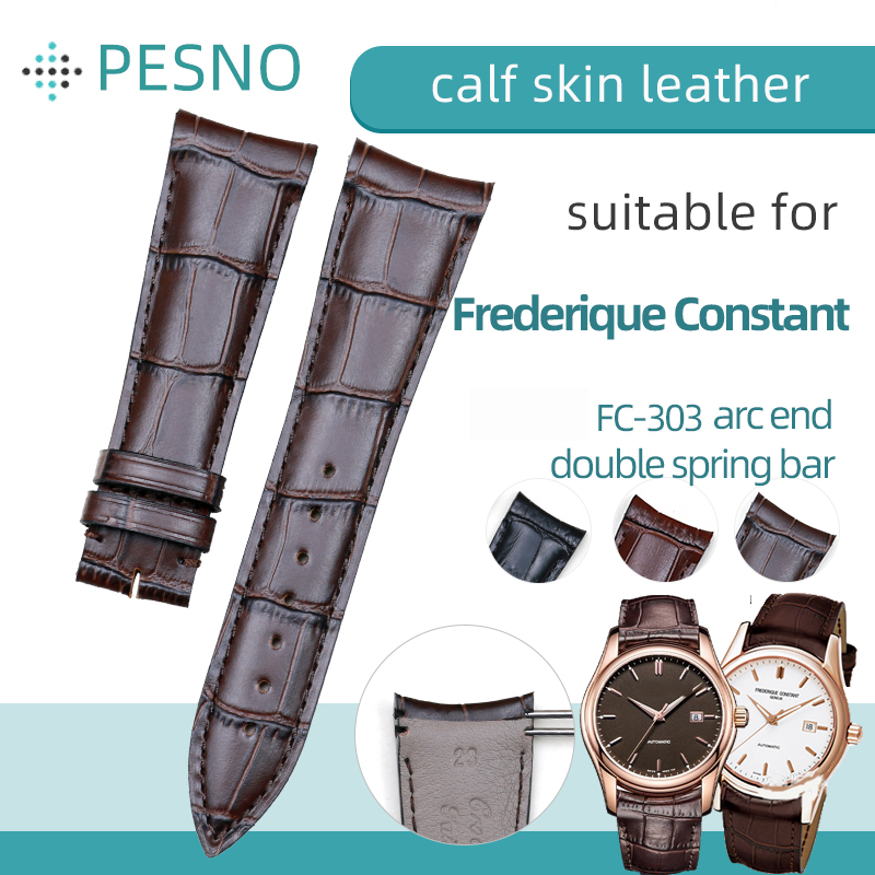 PESNO جلد العجل جلد طبيعي أشرط - مراجعة Curved Spring Bar وسعره