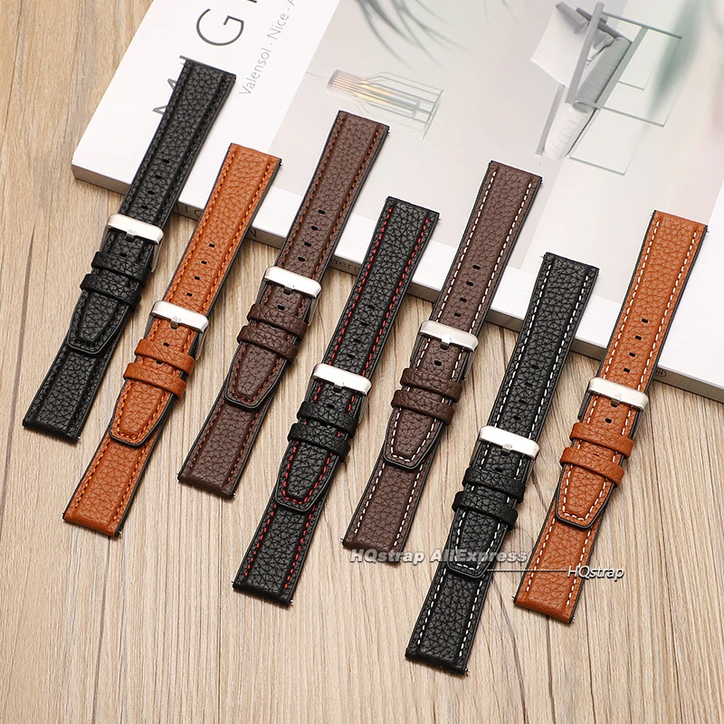 حزام المعصم جلدية مقاوم للماء  - مراجعة Suede Strap Watch وسعره