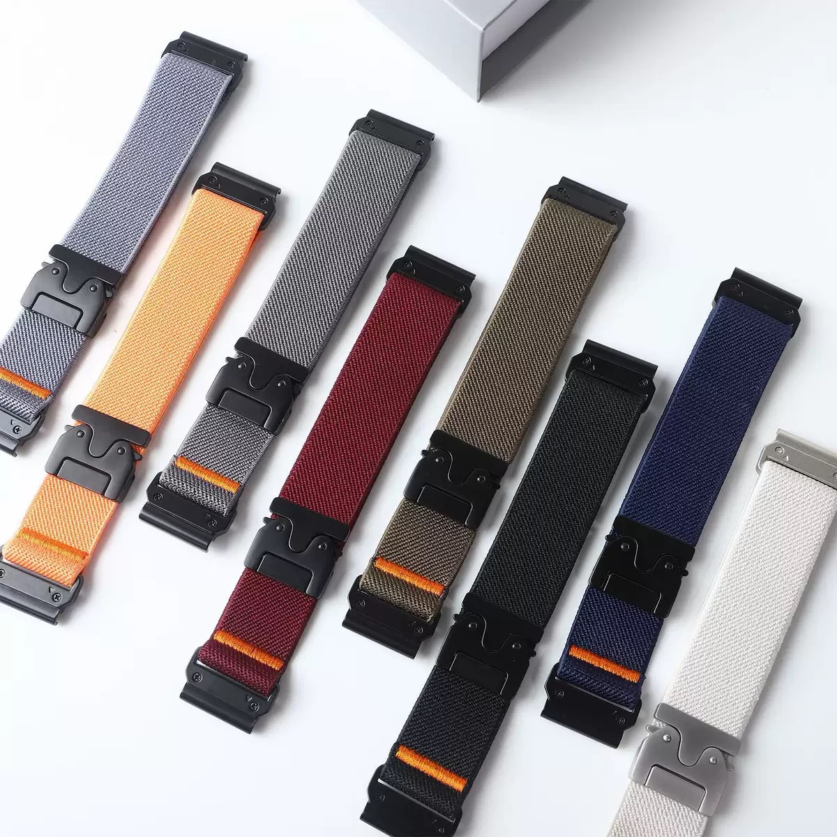 حزام نايلون مرن مقاس 26-22 ملم - مراجعة Parachute Strap Elastic وسعره