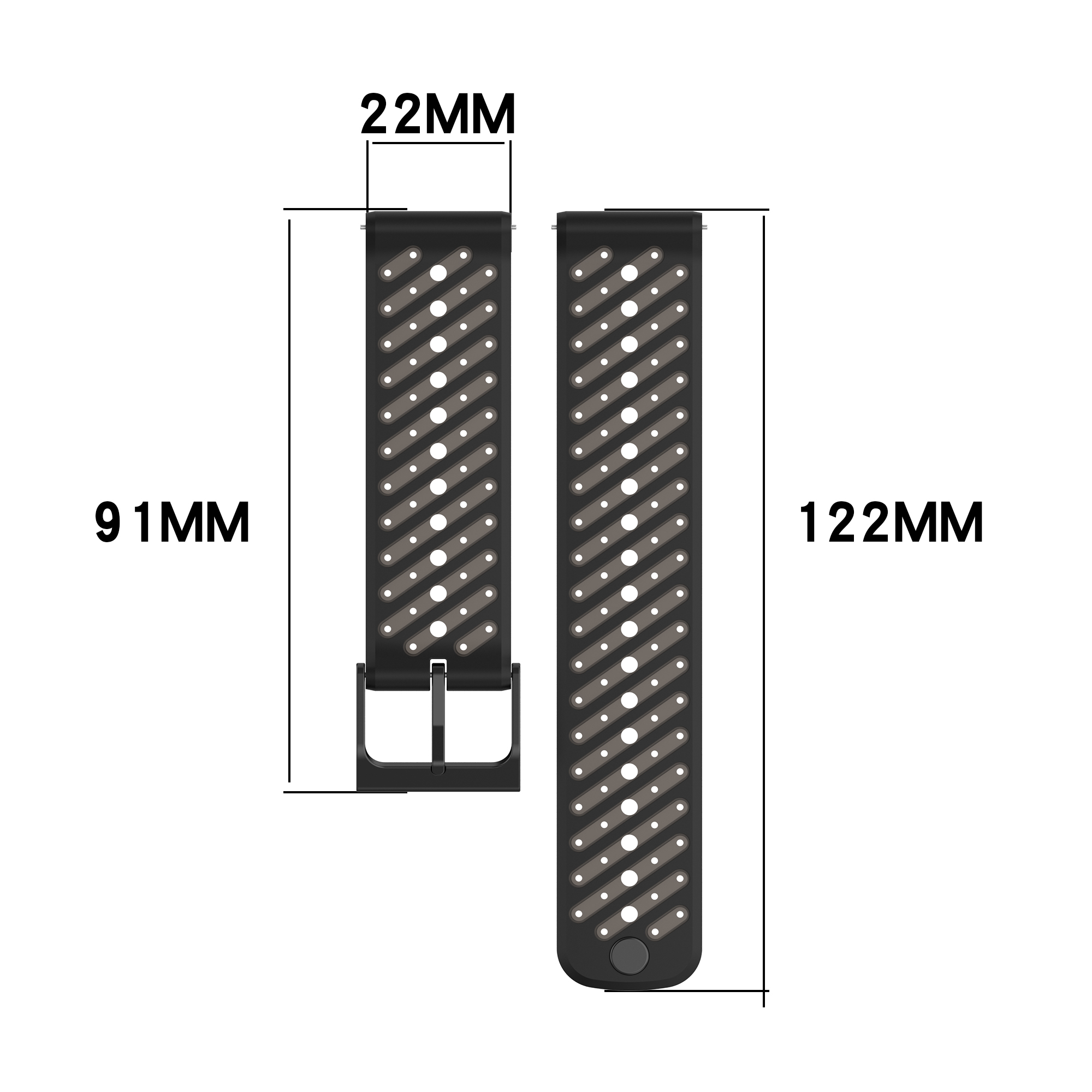 سيليكون الرياضة الفرقة ل Suunt - مراجعة Silicone Watch Band 22Mm وسعره