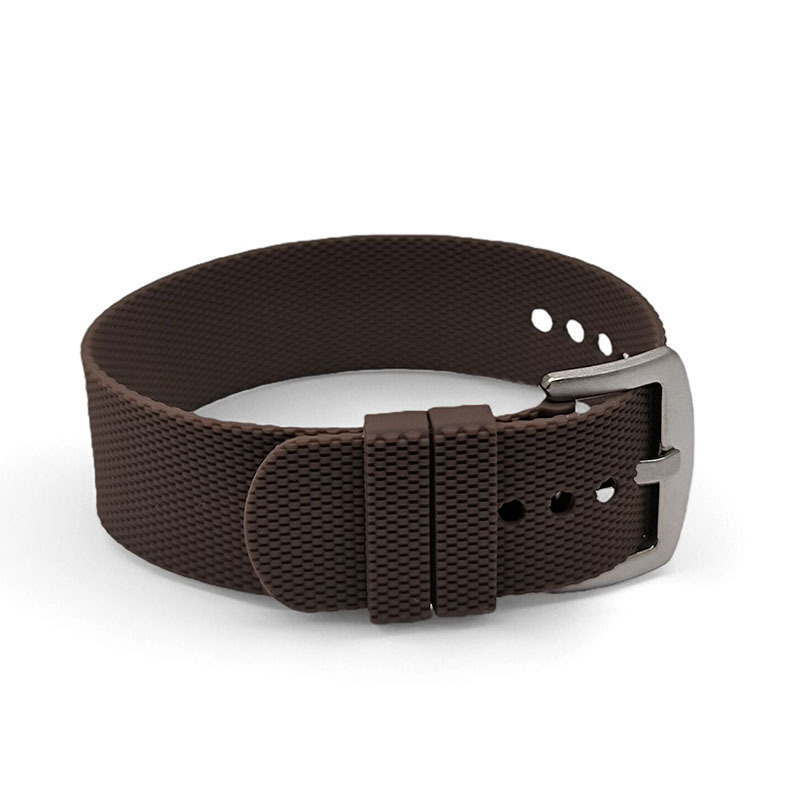 حزام ساعة مطاطي شبكي عالمي 20/ - مراجعة Silicone Watch Band 22Mm وسعره