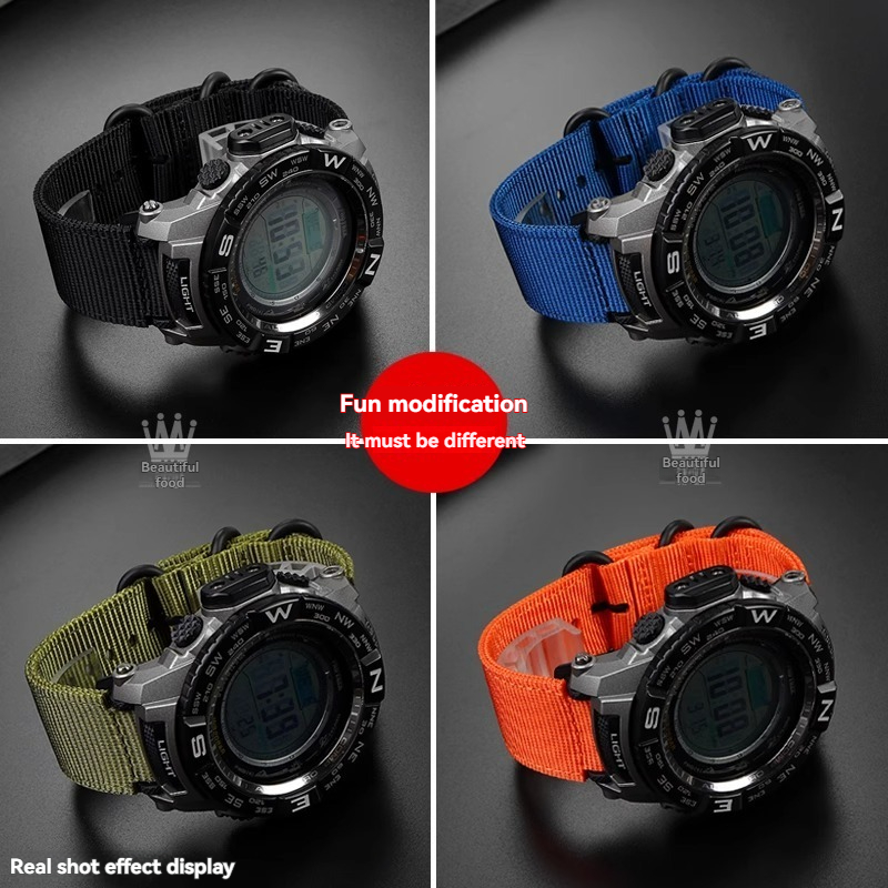 لساعة كاسيو اكسسوارات DW-291H/ - مراجعة Canvas Strap Watch وسعره