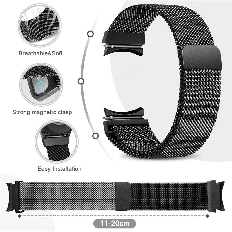 Milanese حلقة حزام لساعة سامسو - مراجعة Milanese Loop Magnetic وسعره