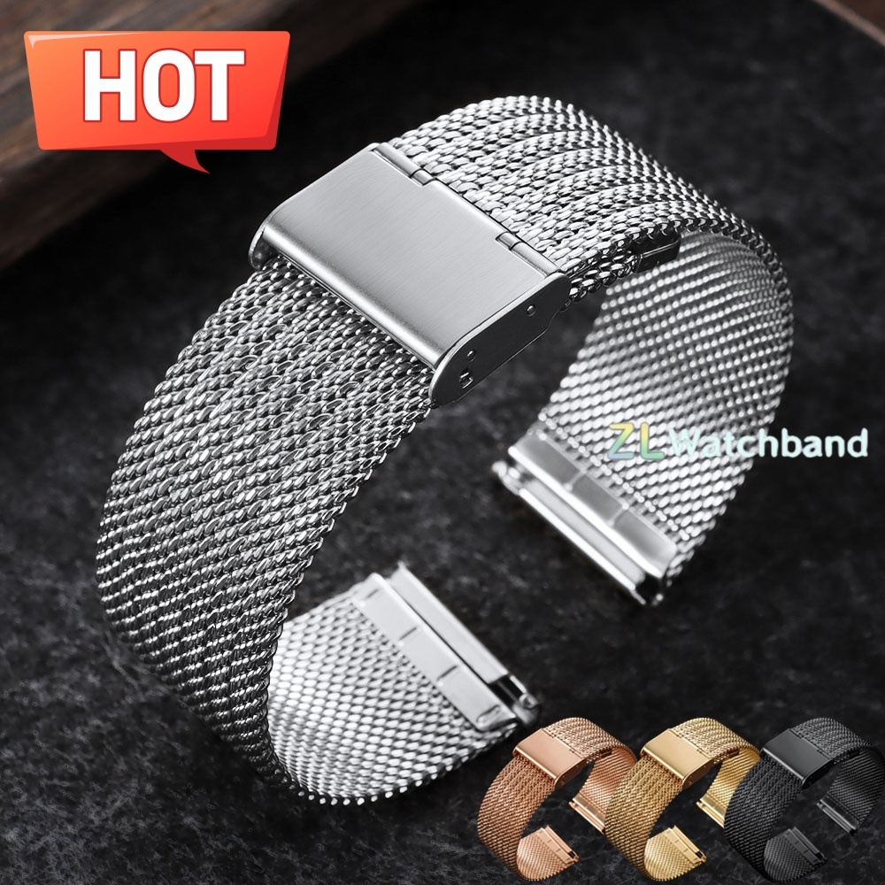 حزام ساعة من الفولاذ المقاوم ل - مراجعة Mesh Strap Metal وسعره