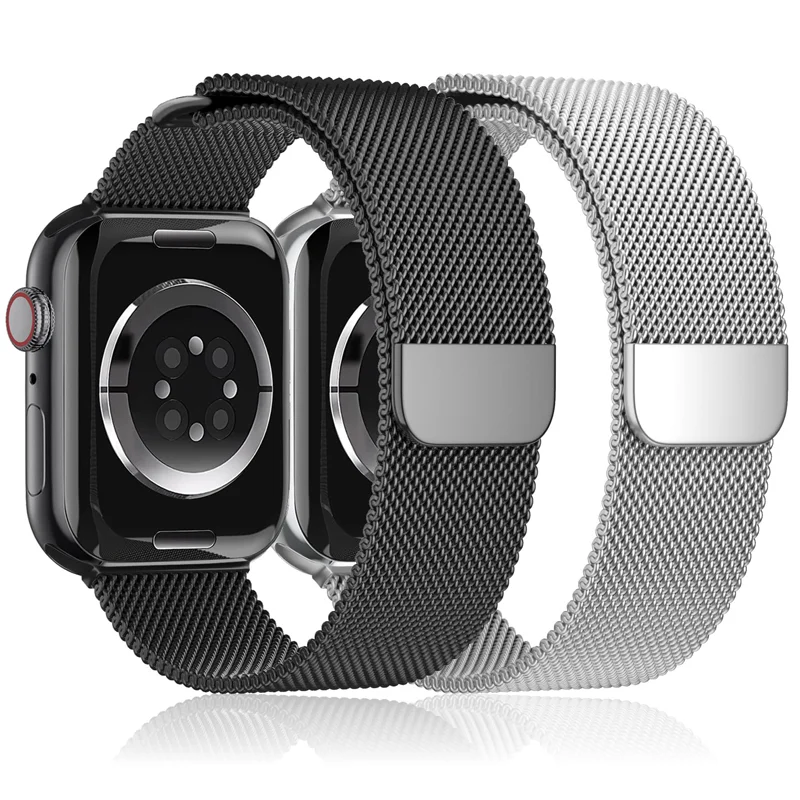 Milanese حلقة حزام ل أبل ساعة  - مراجعة Milanese Loop Magnetic وسعره