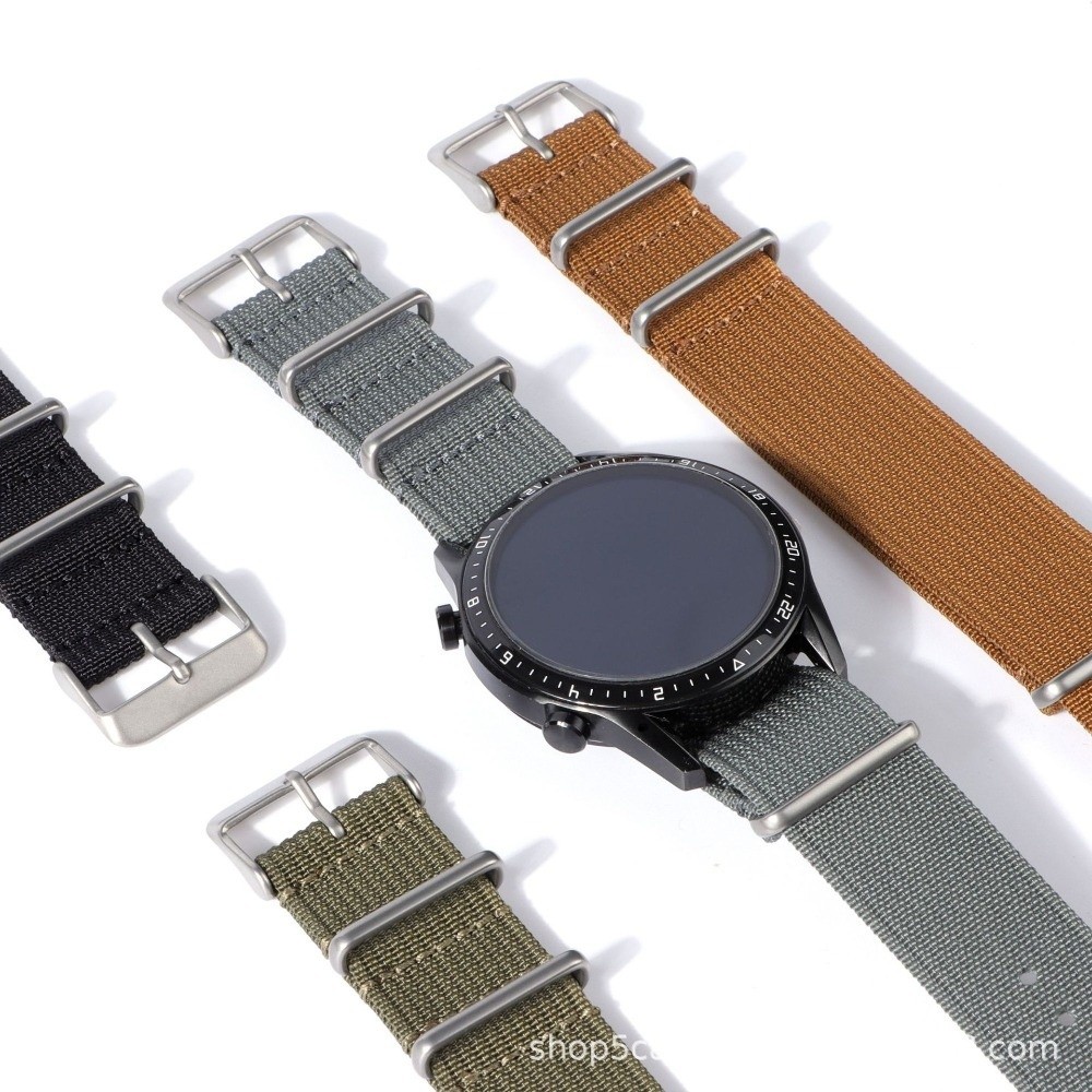 حزام ساعة ناتو 14/16/18/20/22  - مراجعة Nato Strap Nylon وسعره