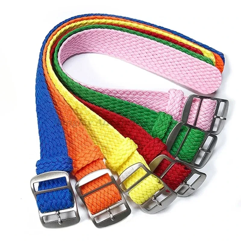 النسيج المنسوجة حزام ساعة نيلو - مراجعة Perlon Strap Woven وسعره